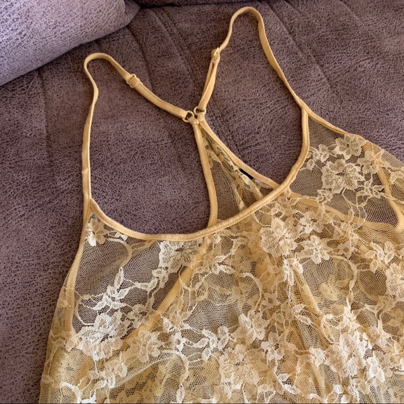Lace Flowy Racerback Tank Top Coachella/Festival - Picture 2 of 4